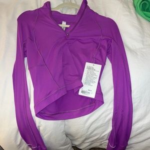 Lululemon It's Rulu Run Cropped 1/2 Zip